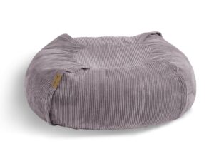 Hundebett Cukki 110 cm rund Stoff Cord lavendel orthopädisch
